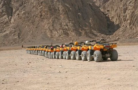 Quad bikes Foto stock