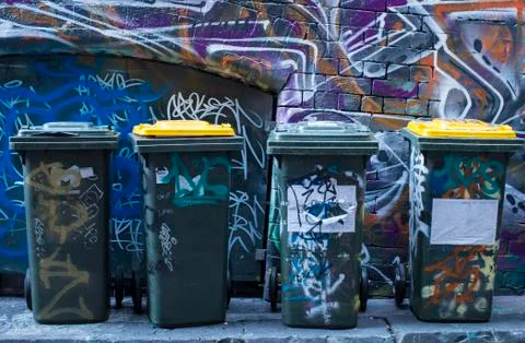 Quad Bins Stock Photos