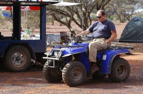 In quad in the bush Stock Photos