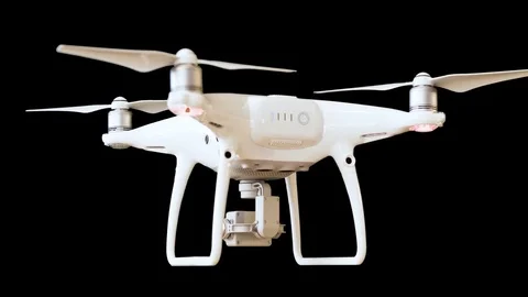 Quad-copter Drone Turn Around View Stock Video Pond5