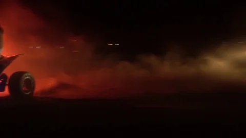 Quad Drifting Stock Footage 87279815