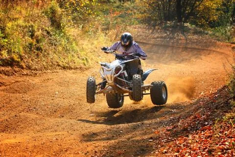 Quad rider Stock Photos