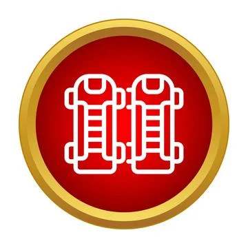 Quad roller skates icon symbolizing sports equipment Stock Illustration