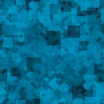 Quad seamless pattern. Repeated denim overlap hexagon motif texture print 스톡 일러스트