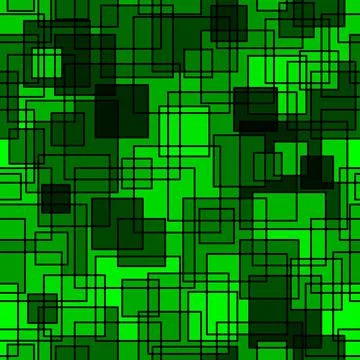 Quad seamless pattern. Repeated overlap hexagon motif texture print Stock Illustration