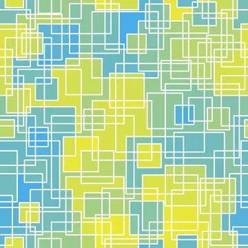 Quad seamless pattern. Repeated overlap hexagon motif texture print イラスト素材