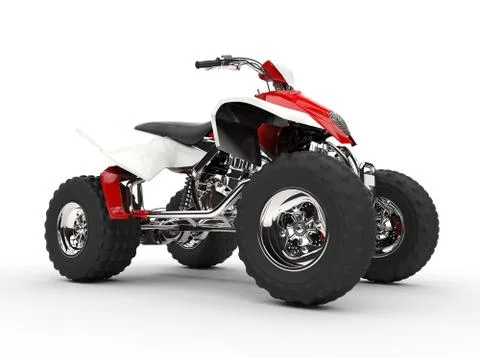 Quad - Side View Stock Illustration