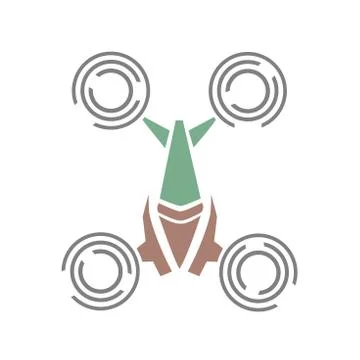Quadcopter abstract イラスト素材