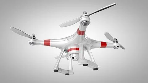 Quadcopter Drone 3D Model