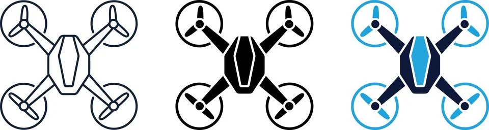 Quadcopter Drone Icon Stock-Illustration