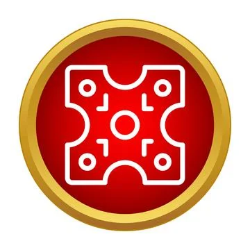 Quadcopter drone remote controlling square outline icon Illustrazione stock