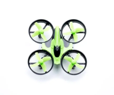 Quadcopter green Stock Photos
