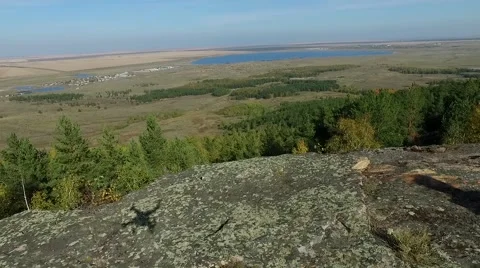 Quadcopter shadow on stones Stock Footage 68812924