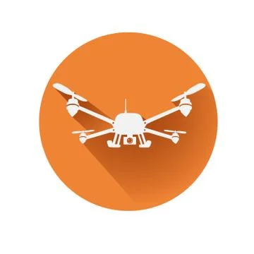 Quadcopter symbol Ilustración de archivo