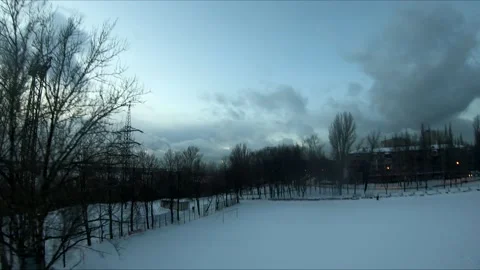 Quadcopter test flights winter Stock Footage 169043743