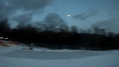 Quadcopter test flights winter Stock Footage 169044023