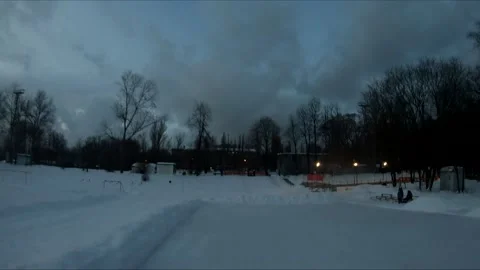 Quadcopter test flights winter Stock Footage 169044063