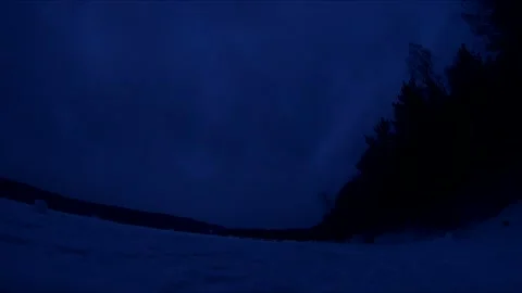 Quadcopter test flights winter Stock Footage 169044409