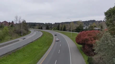 Quadra Overpass - facing north Stock Footage 178298936