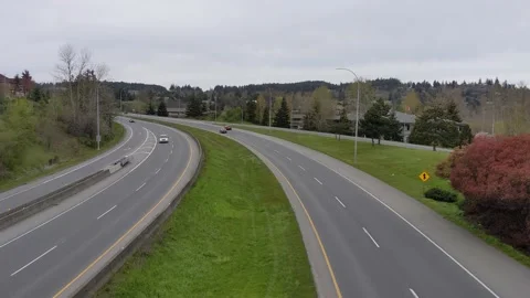 Quadra Overpass - facing north in middle Stock Footage 178296584