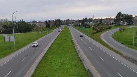 Quadra Overpass - facing south Stock Footage 178299297