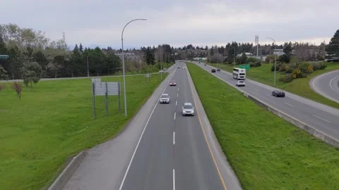 Quadra Overpass - facing south to one side Stock Footage 178297818
