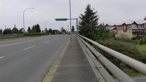 Quadra Overpass - view across bridge Stock Footage 178301540