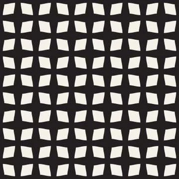 Quadrangle abstract seamless pattern Stock Illustration