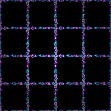 Quadrate frames doodles. Seamless pattern. Vector illustration. Illustration in 스톡 일러스트