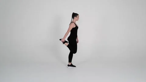 - Quadriceps Stretch Stock Footage 314193757