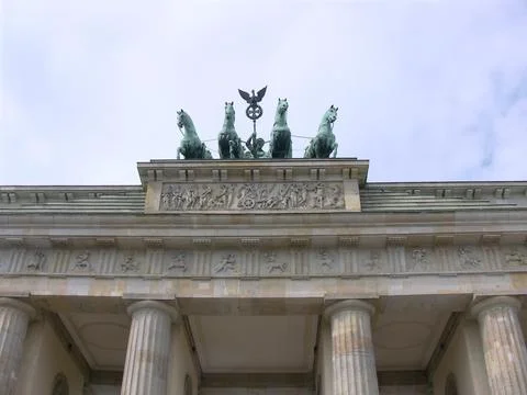 Quadriga Brandenberg gate Stock Photos