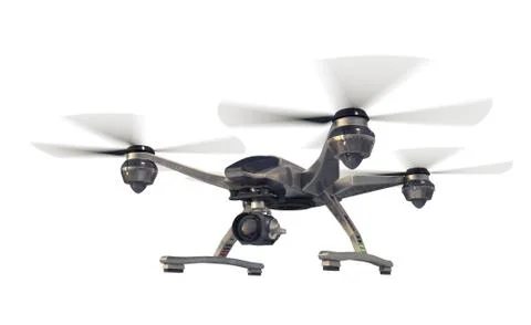 Quadrocopter with camera Stock Illustration