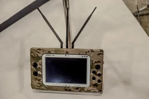 Quadrocopter control panel Stock Photos