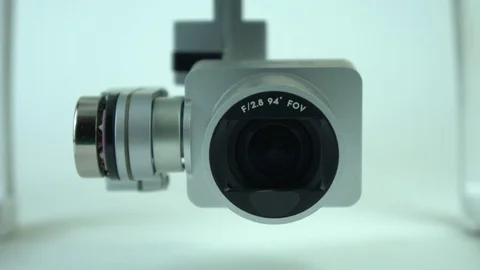 Quadrocopter Dji Phantom Camera movement Stock Footage 74283130