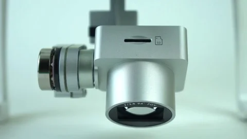 Quadrocopter Dji Phantom Camera movement Stock Footage 74283226