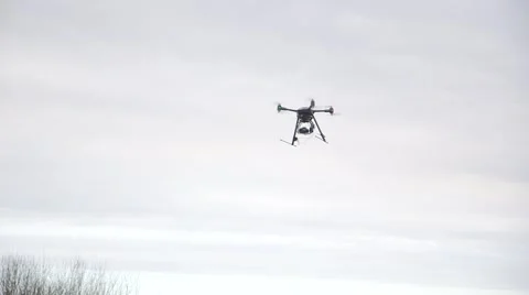Quadrocopter drone Stock Footage 48632643