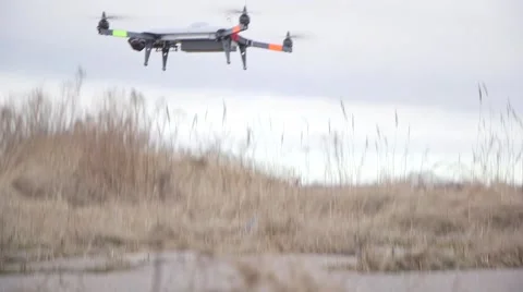 Quadrocopter drone Stock Footage 48632776