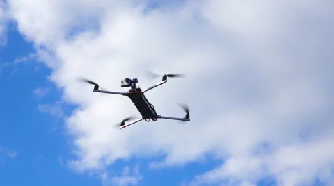 Quadrocopter fly up Stock Footage 54604999