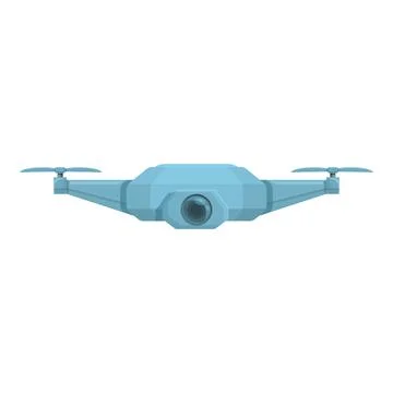 Quadrocopter icon cartoon . Drone camera Stock Illustration