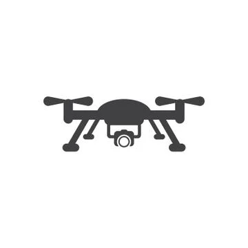 Quadrocopter Icon / Quadrocopter Icon Vector / Quadrocopter Icon Picture / Qu Stock Illustration