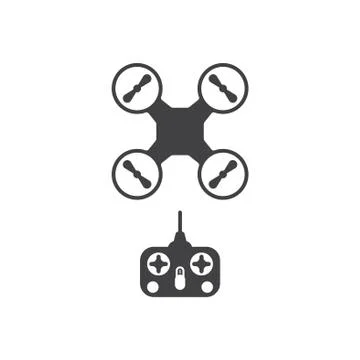 Quadrocopter Icon / Quadrocopter Icon Vector / Quadrocopter Icon Picture / Qu Stock Illustration