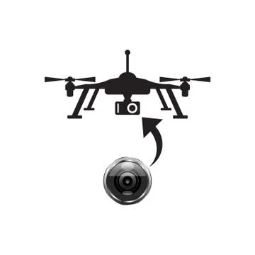 Quadrocopter. icon. vector design Stock Illustration