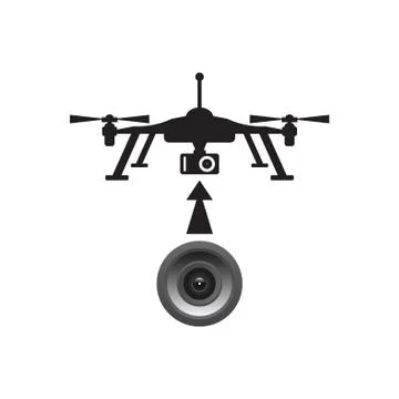 Quadrocopter. icon. vector design Stock Illustration