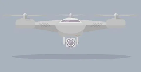 Quadrocopter Illustrazione stock