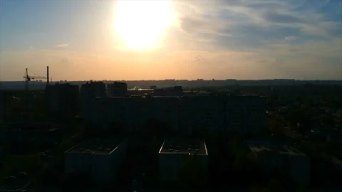 Quadrocopter shooting, overview of the nature Stock-Footage 89951324
