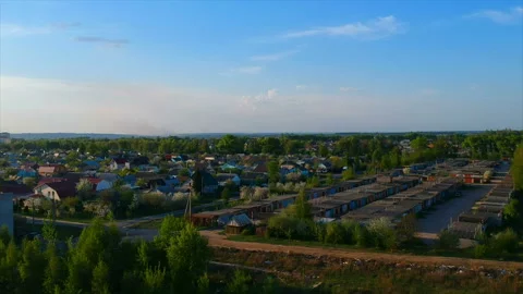 Quadrocopter shooting, overview of the nature Stock-Footage 89951599