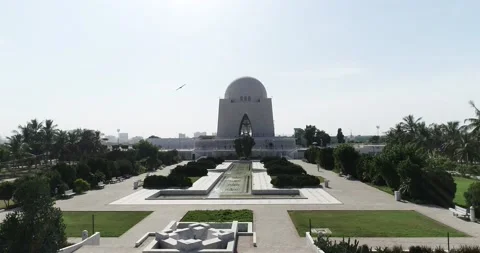 Quaid Monument 01 Stock Footage 140143042