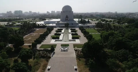 Quaid Monument 05 Stock Footage 140355596