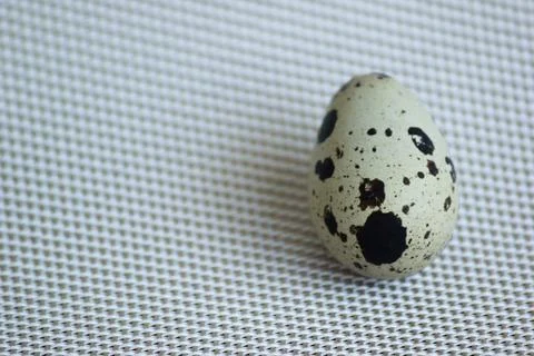 Quail eggs. Background is decorative. Stock Photos