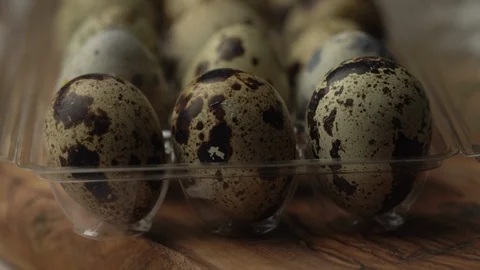 Quail Eggs Stock Footage